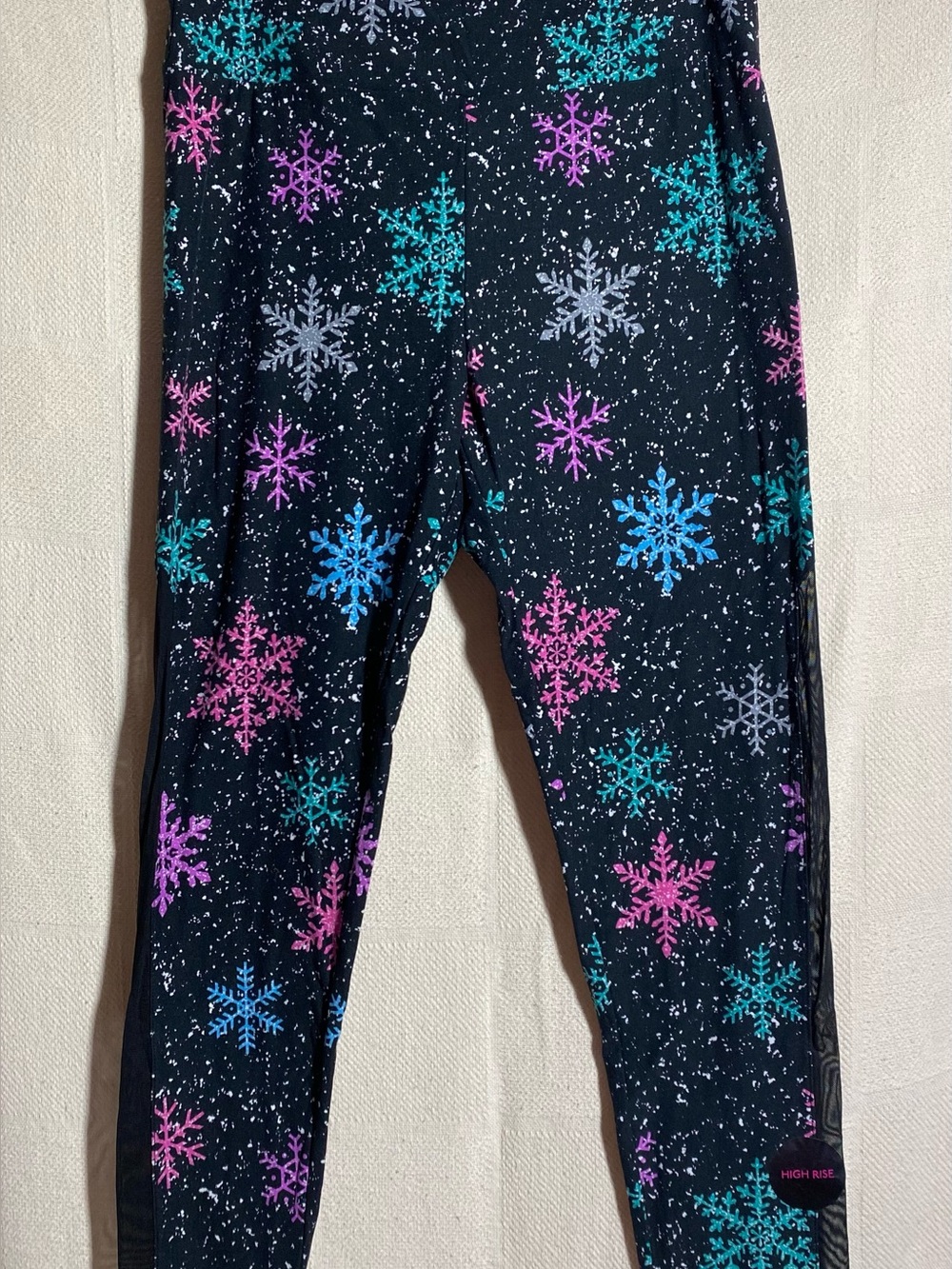No Boundaries Jr XL (15-17) Leggings Snowflake
